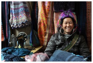 black hmong woman market